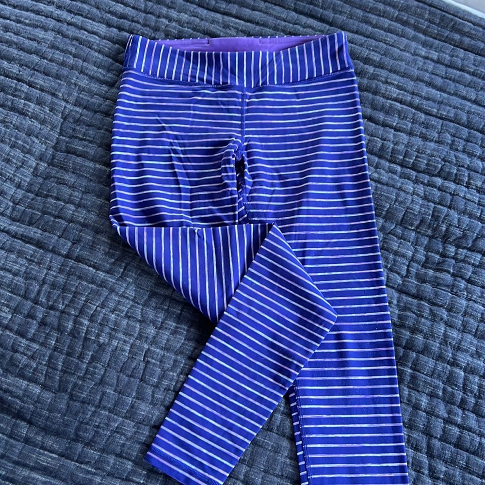 Ivivva (previously girls lululemon) striped leggings